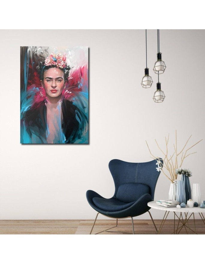 Frida Kahlo - Canvas painting for living room wall Dmitry Belov | FEEBY