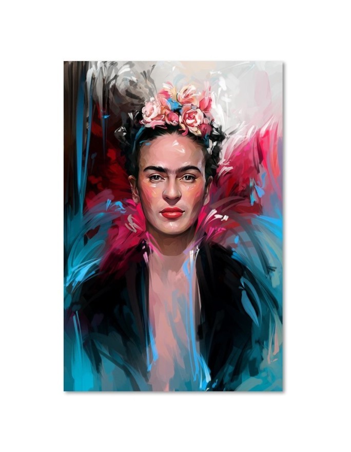 Frida Kahlo - Canvas painting for living room wall Dmitry Belov | FEEBY