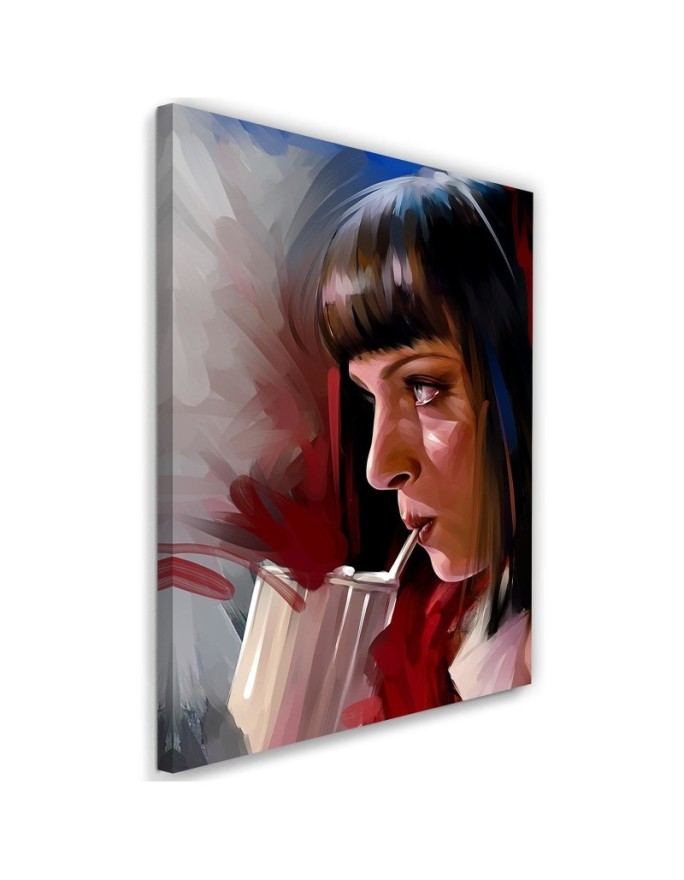 Uma Thurman Pulp Fiction Canvas painting for living room wall | FEEBY