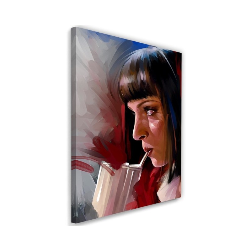 Uma Thurman Pulp Fiction Canvas painting for living room wall | FEEBY