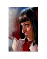 Uma Thurman Pulp Fiction Canvas painting for living room wall | FEEBY