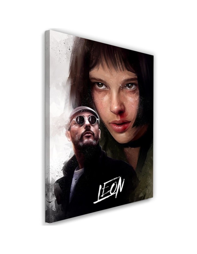 Wall art painting - Characters from the movie Leon the Professional by Dmitry Belov | FEEBY