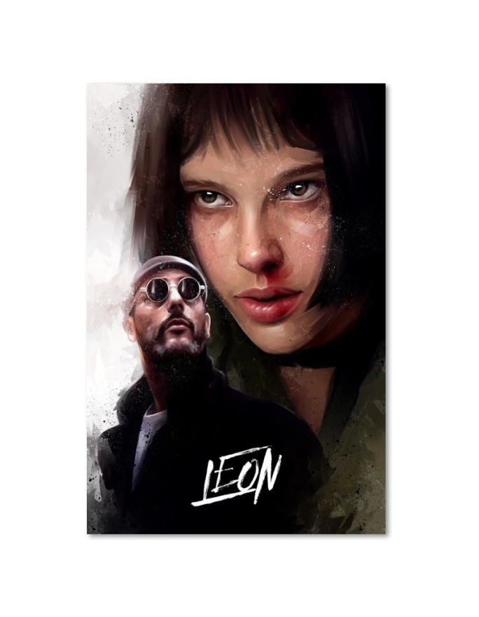 Wall art painting - Characters from the movie Leon the Professional by Dmitry Belov | FEEBY