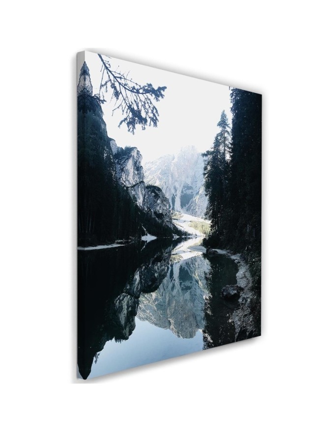 Decorative Canvas painting for wall Mountains lake landscape Dmitry Belov | FEEBY