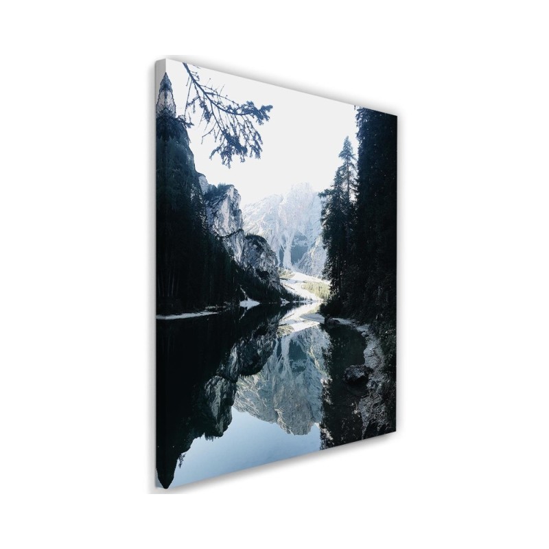 Decorative Canvas painting for wall Mountains lake landscape Dmitry Belov | FEEBY