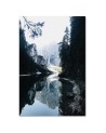 Decorative Canvas painting for wall Mountains lake landscape Dmitry Belov | FEEBY