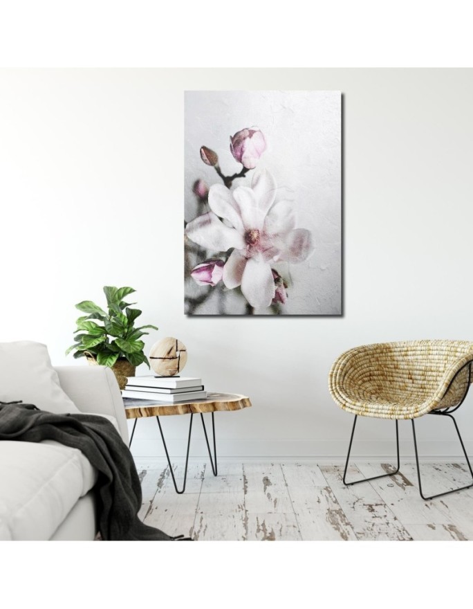 Canvas prints for living room, dining room - White magnolia flower Dmitry Belov | FEEBY