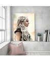 Canvas prints for the youth room Portrait of Daenerys Targaryen | FEEBY