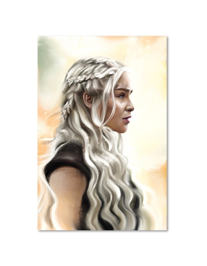 Canvas prints for the youth room Portrait of Daenerys Targaryen | FEEBY