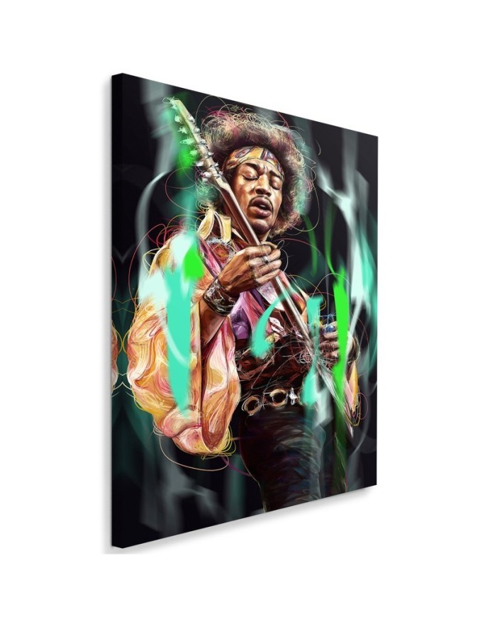 Canvas prints Jimi Hendrix - wall decoration for a room Dmitry Belov | FEEBY