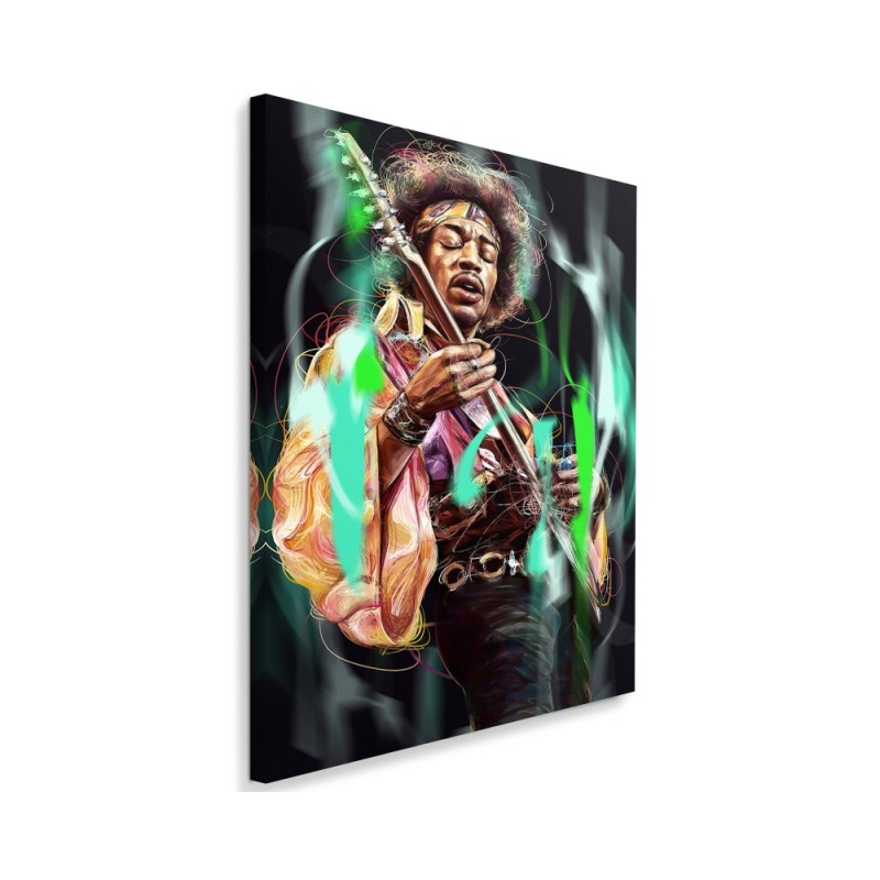 Canvas prints Jimi Hendrix - wall decoration for a room Dmitry Belov | FEEBY