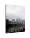 Wall painting for office, living room City in the fog Dmitry Belov | FEEBY