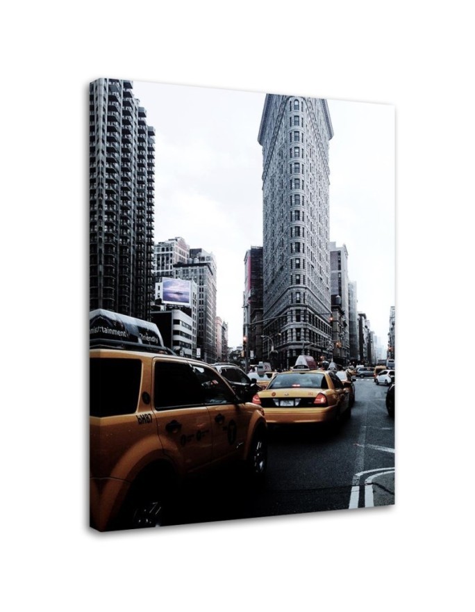 Modern painting for living room wall Taxi New York | FEEBY