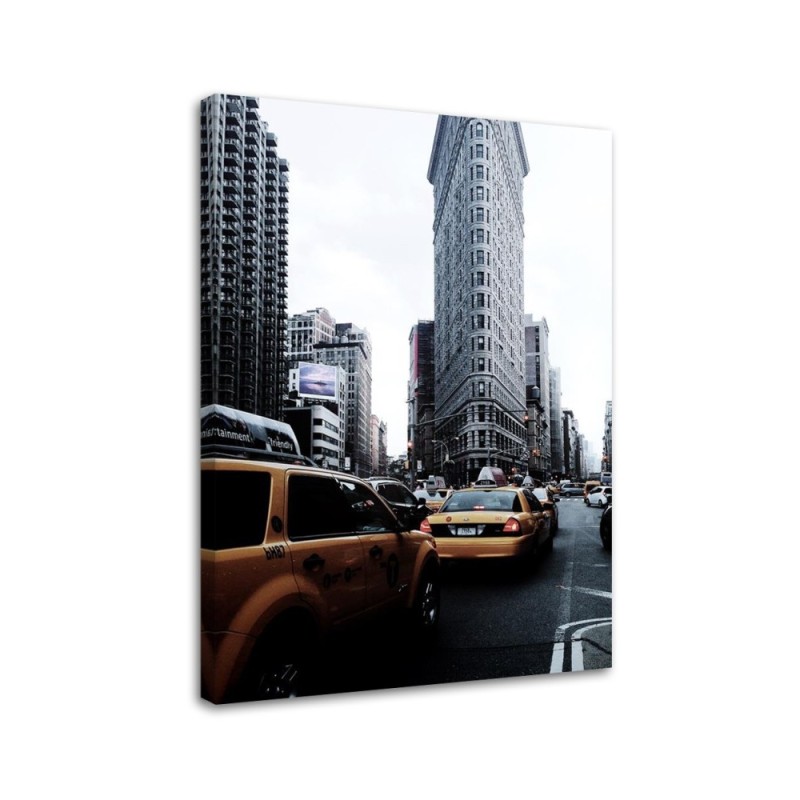 Modern painting for living room wall Taxi New York | FEEBY