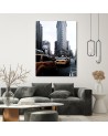 Modern painting for living room wall Taxi New York | FEEBY