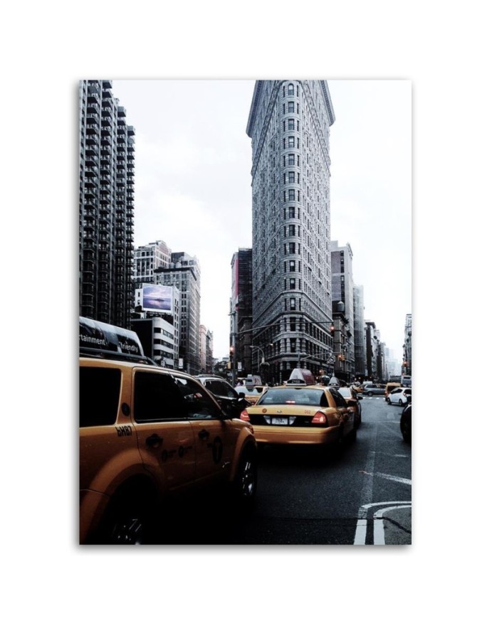 Modern painting for living room wall Taxi New York | FEEBY