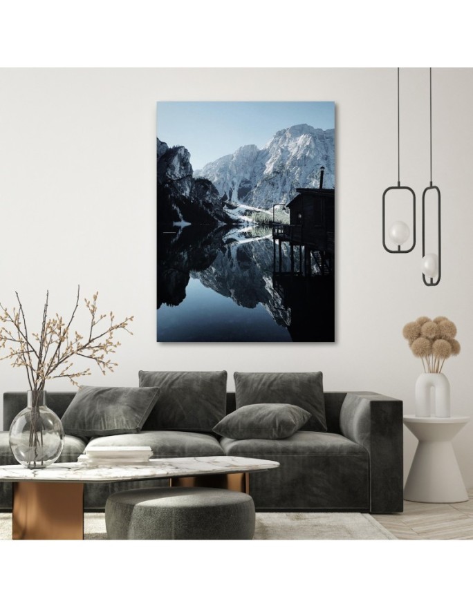 Canvas painting for wall Landscape Lago de Braies Dmitry Belov | FEEBY