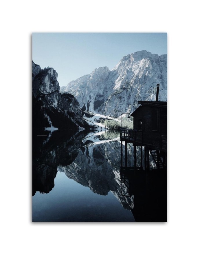 Canvas painting for wall Landscape Lago de Braies Dmitry Belov | FEEBY
