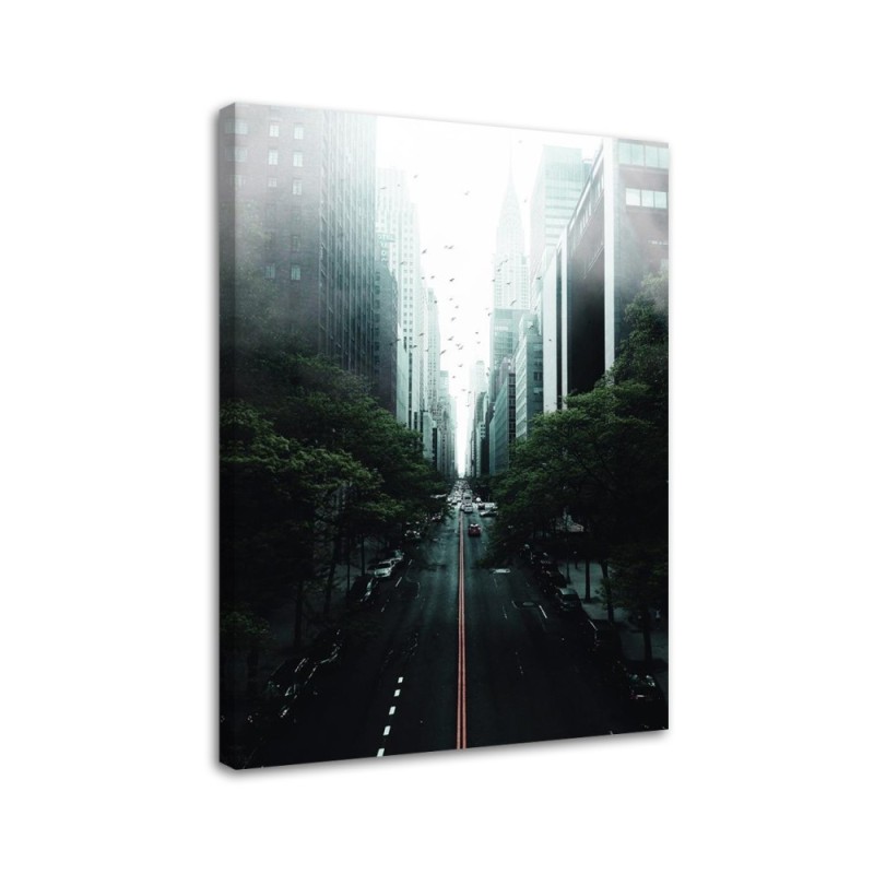 Painting on canvas New York city street Dmitry Belov | FEEBY
