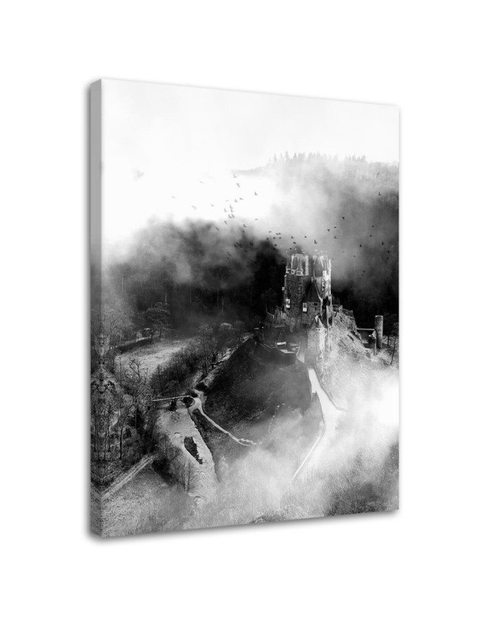 Wall art painting for living room Castle on the hill Dmitry Belov | FEEBY