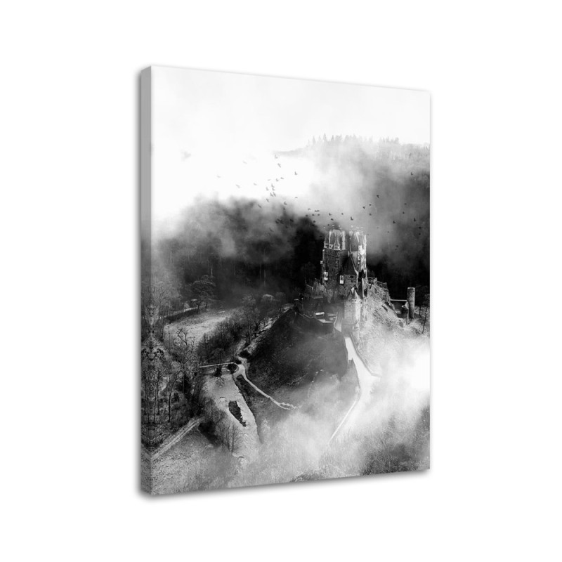 Wall art painting for living room Castle on the hill Dmitry Belov | FEEBY