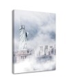 Canvas painting for living room Statue of Liberty in the fog Dmitry Belov | FEEBY