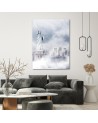 Canvas painting for living room Statue of Liberty in the fog Dmitry Belov | FEEBY