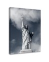 Picture on Canvas for the living room for the wall Statue of Liberty in the fog | FEEBY