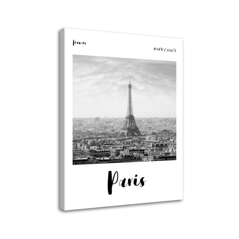 Paris - black and white painting for living room Dmitry Belov | FEEBY