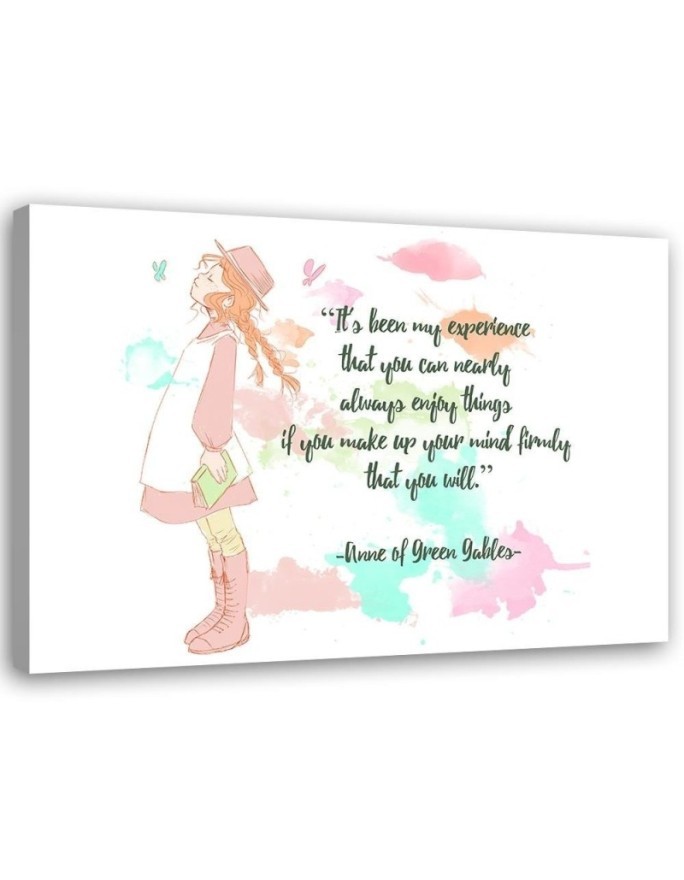 Canvas prints for a child's room Quotation Anne of Green Hill | FEEBY
