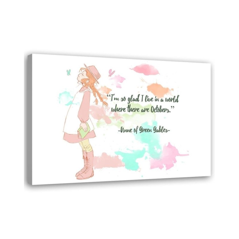Kids room Pictures Quotation Anna from the green hill | FEEBY