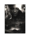 Digital art painting for wall Face of a woman in the sky | FEEBY