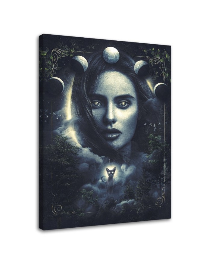 Digital art Canvas painting Goddess Lilith  Barrett Biggers | FEEBY
