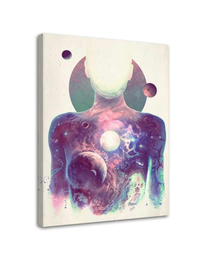 Canvas prints for teenager Cosmos abstract digital art | FEEBY
