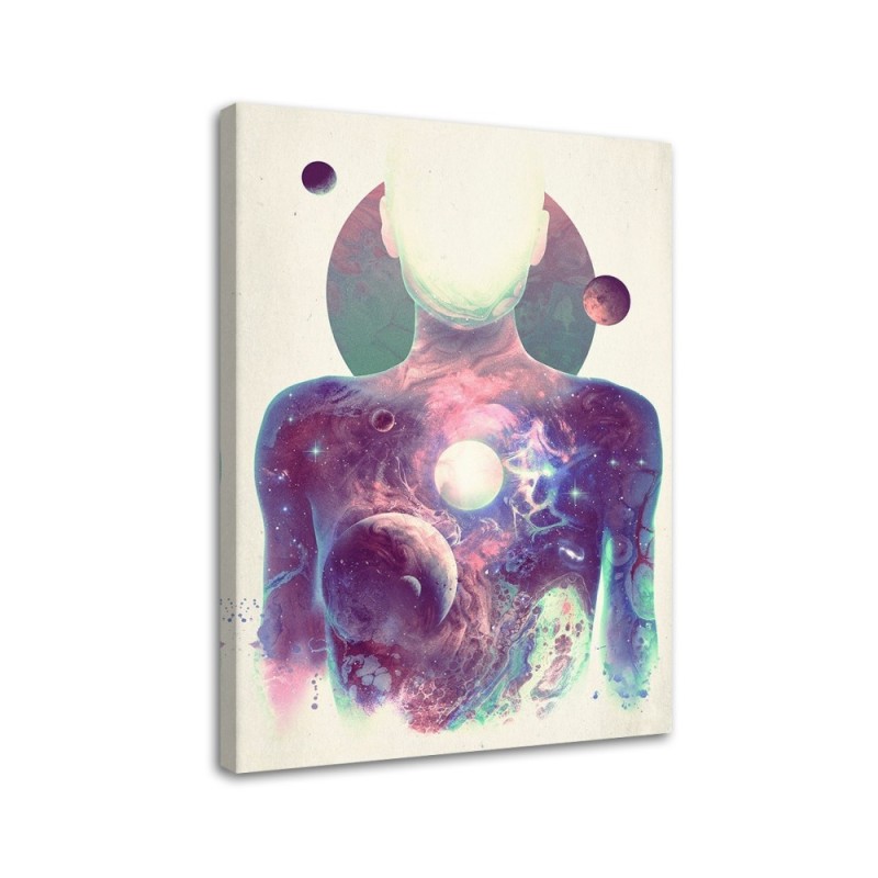 Canvas prints for teenager Cosmos abstract digital art | FEEBY