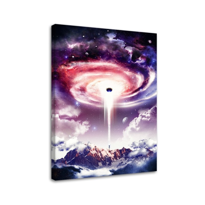 Teenage wall art painting Cosmos landscape Barrett Biggers | FEEBY