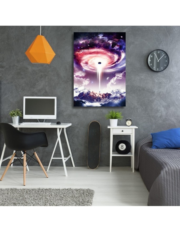 Teenage wall art painting Cosmos landscape Barrett Biggers | FEEBY