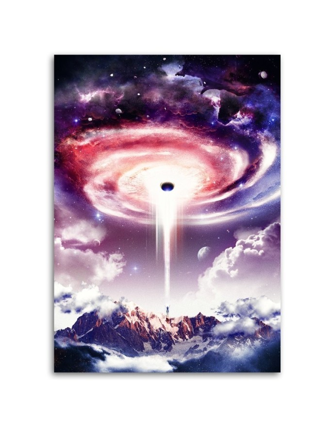 Teenage wall art painting Cosmos landscape Barrett Biggers | FEEBY