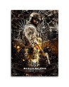 Youth Canvas painting for wall - Rainbow figure six siege | FEEBY