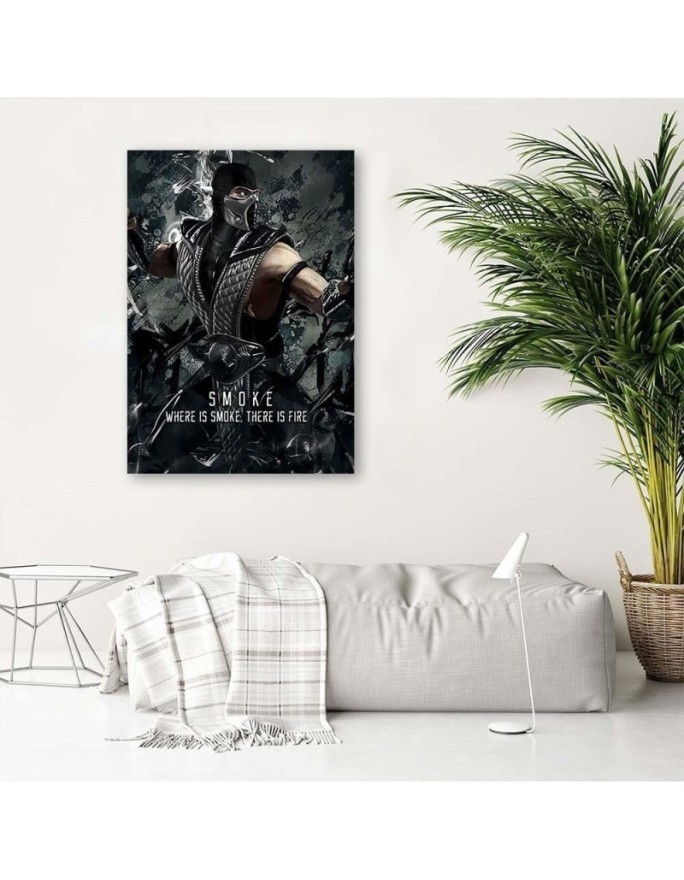 Canvas prints for teenager's room for wall - Mortal Kombat game | FEEBY