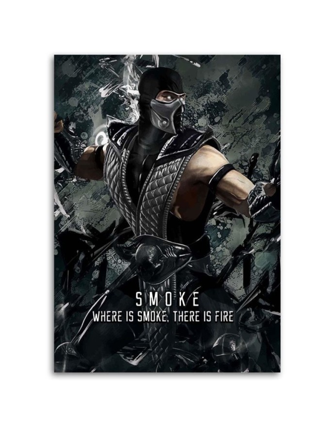 Canvas prints for teenager's room for wall - Mortal Kombat game | FEEBY