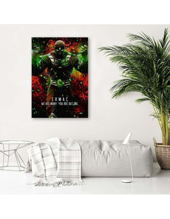 Canvas prints for a teenager's room on the wall Mortal Kombat game | FEEBY