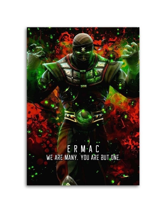 Canvas prints for a teenager's room on the wall Mortal Kombat game | FEEBY