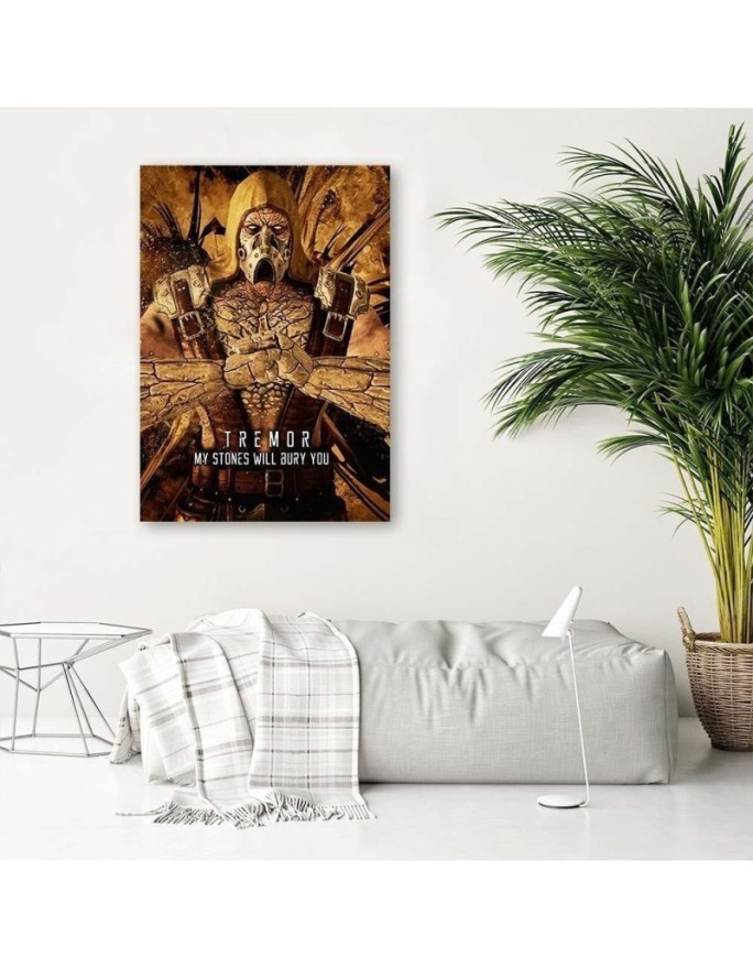 Canvas prints for a teenager's room on the wall Mortal Kombat game | FEEBY