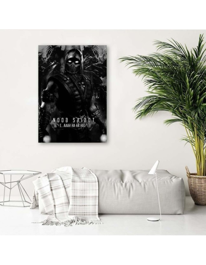 Canvas prints for a teenager's room on the wall Mortal Kombat game | FEEBY