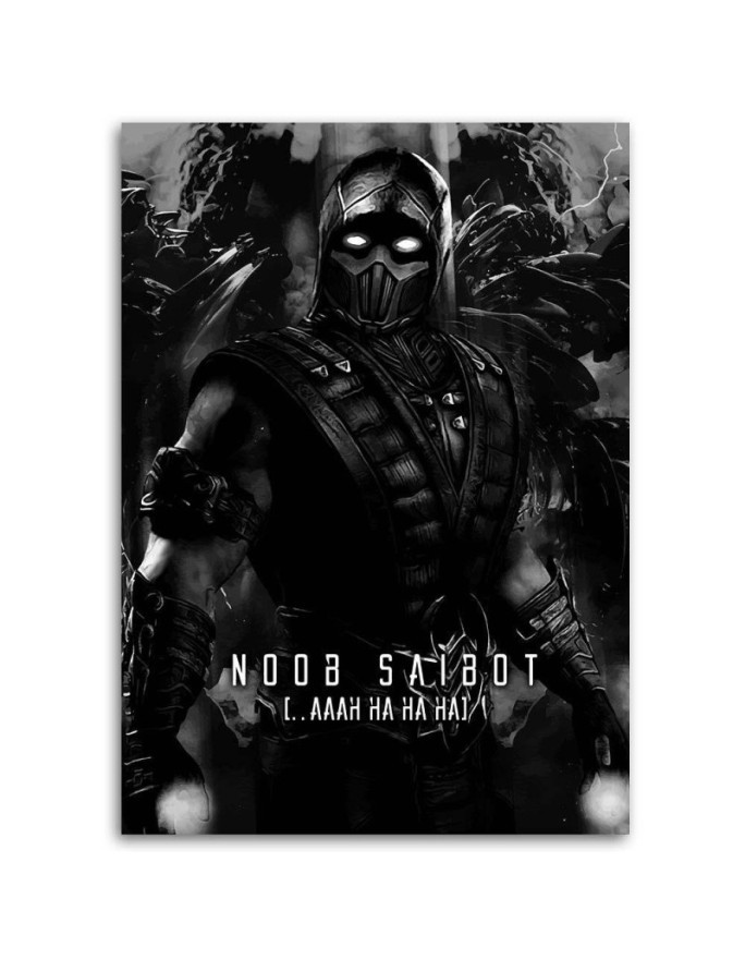 Canvas prints for a teenager's room on the wall Mortal Kombat game | FEEBY