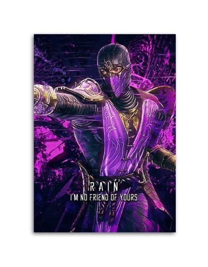 Canvas prints for a teenager's room on the wall Mortal Kombat game | FEEBY