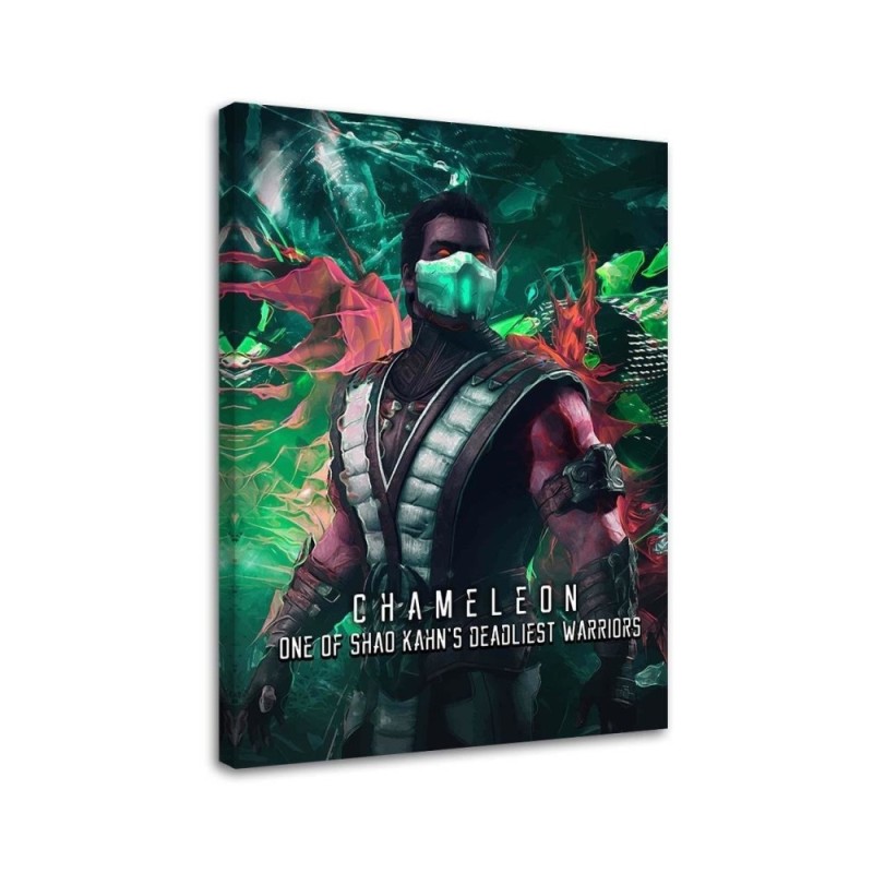 Canvas prints for a teenager's room on the wall Mortal Kombat game | FEEBY