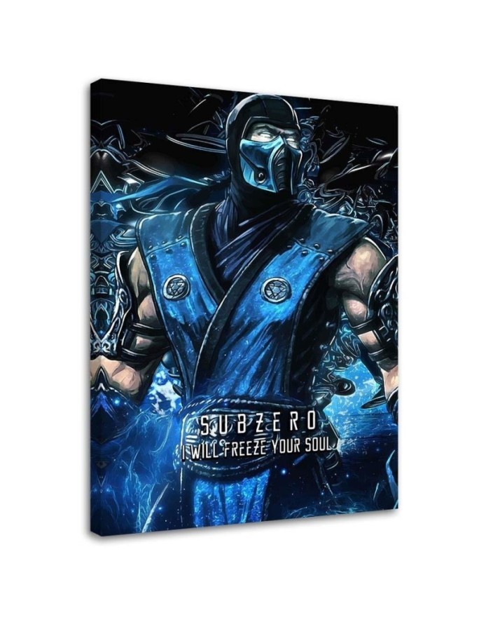 Canvas prints for a teenager's room on the wall Mortal Kombat game | FEEBY