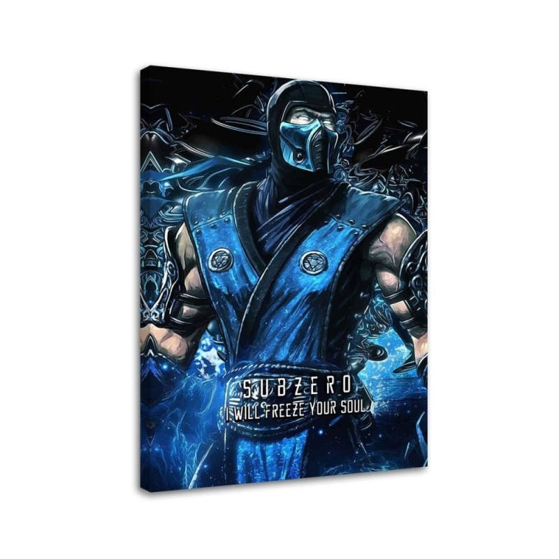 Canvas prints for a teenager's room on the wall Mortal Kombat game | FEEBY